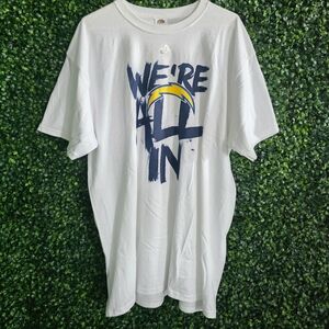 MFL Fruit of the Loom White T-Shirt Men's White T-shirrs Size XL